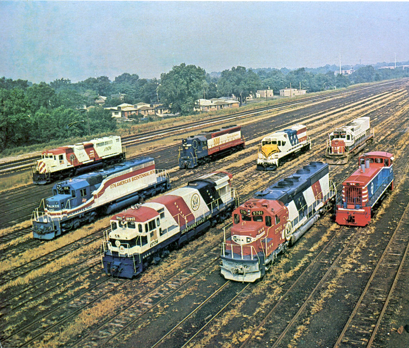 Bicentennial USA diesel locomotives