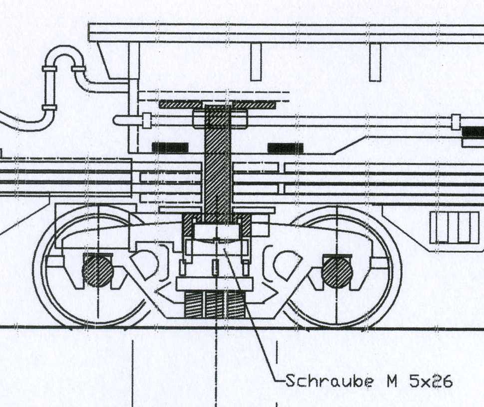 Detail drehgestelle mitte