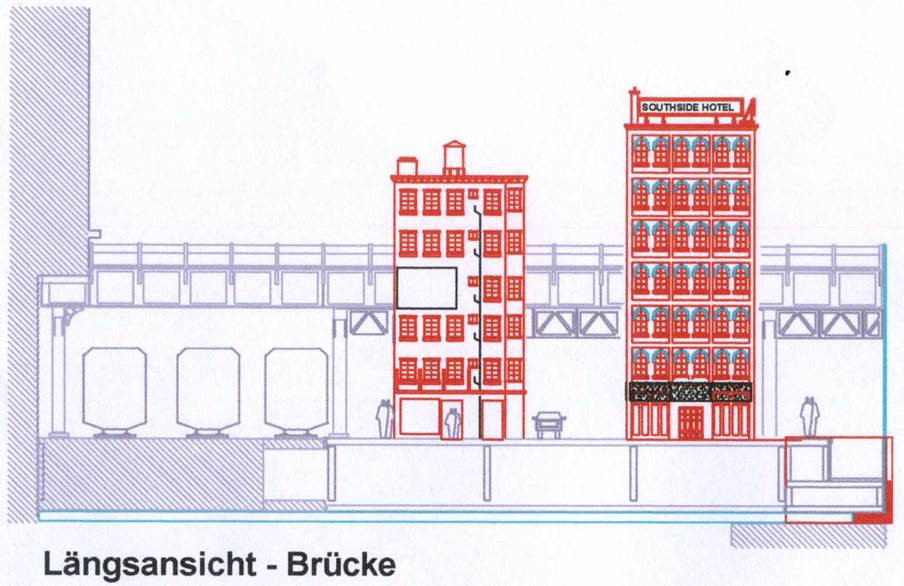 Fassade Boulevardseite