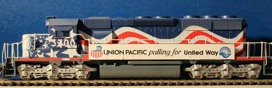 Union Pacific SD 40-2 Bicentennial Bild 01