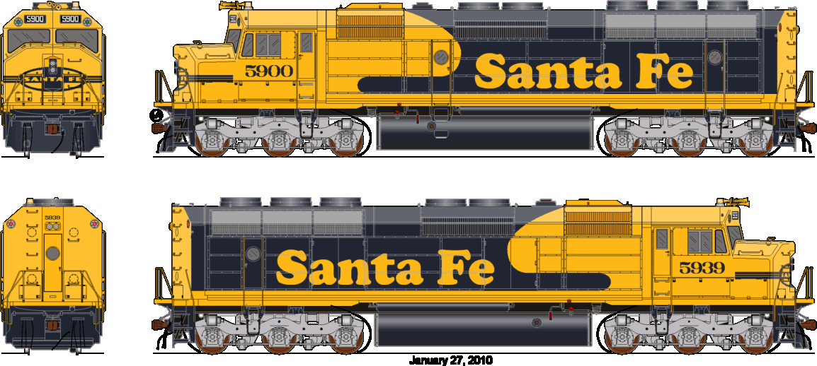 atsff45iii freight warbonnet yellow